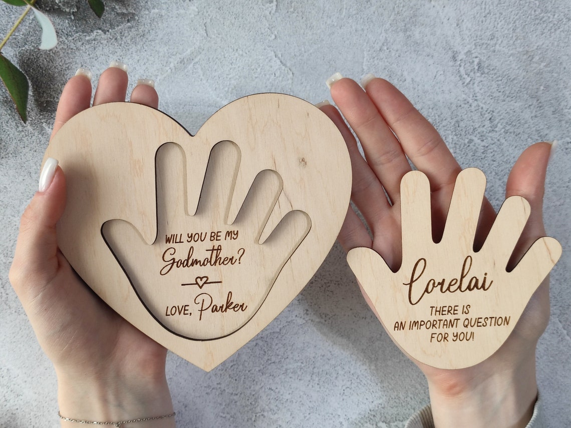 Body Jewelry Ideas - Godmother Godfather Godparents Godparent proposal gift