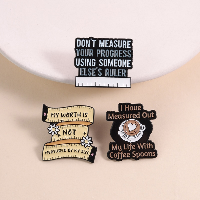 Body Jewelry Measurements - Body Positivity Self Love Pin My