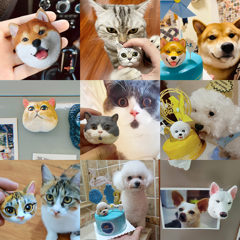 Body Jewelry Ideas - Custom 3D Pet Photo Jewelry Customized