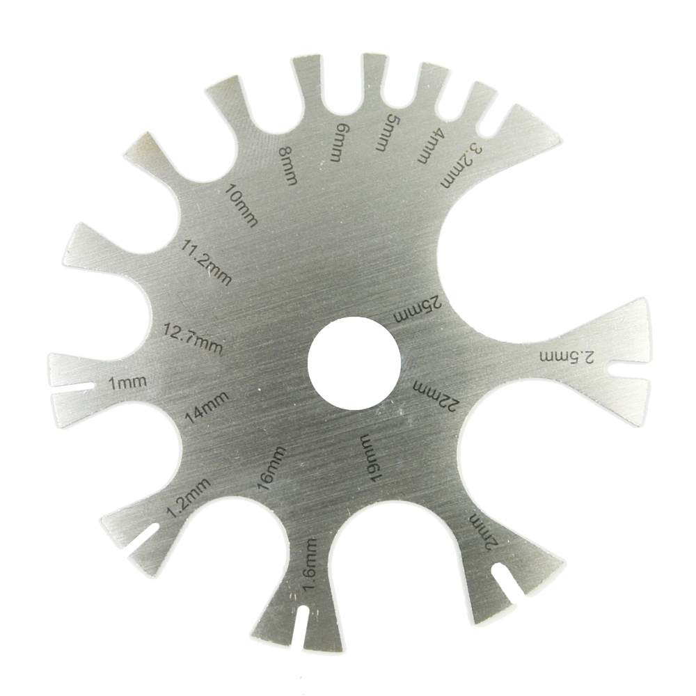 Stainless Steel Gauge Wheel Be - Body Jewelry Measurements review and price