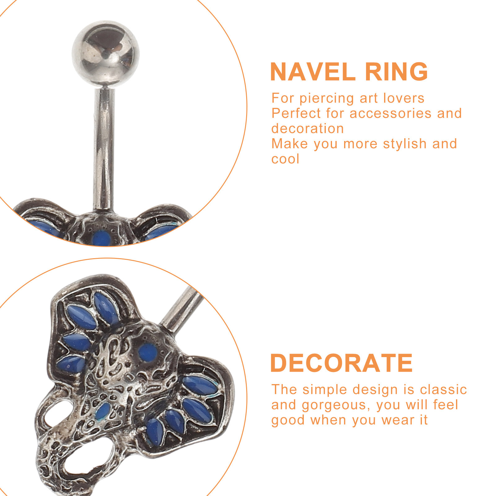 Premium Stainless Steel Belly  - Body Jewelry Ideas review and price
