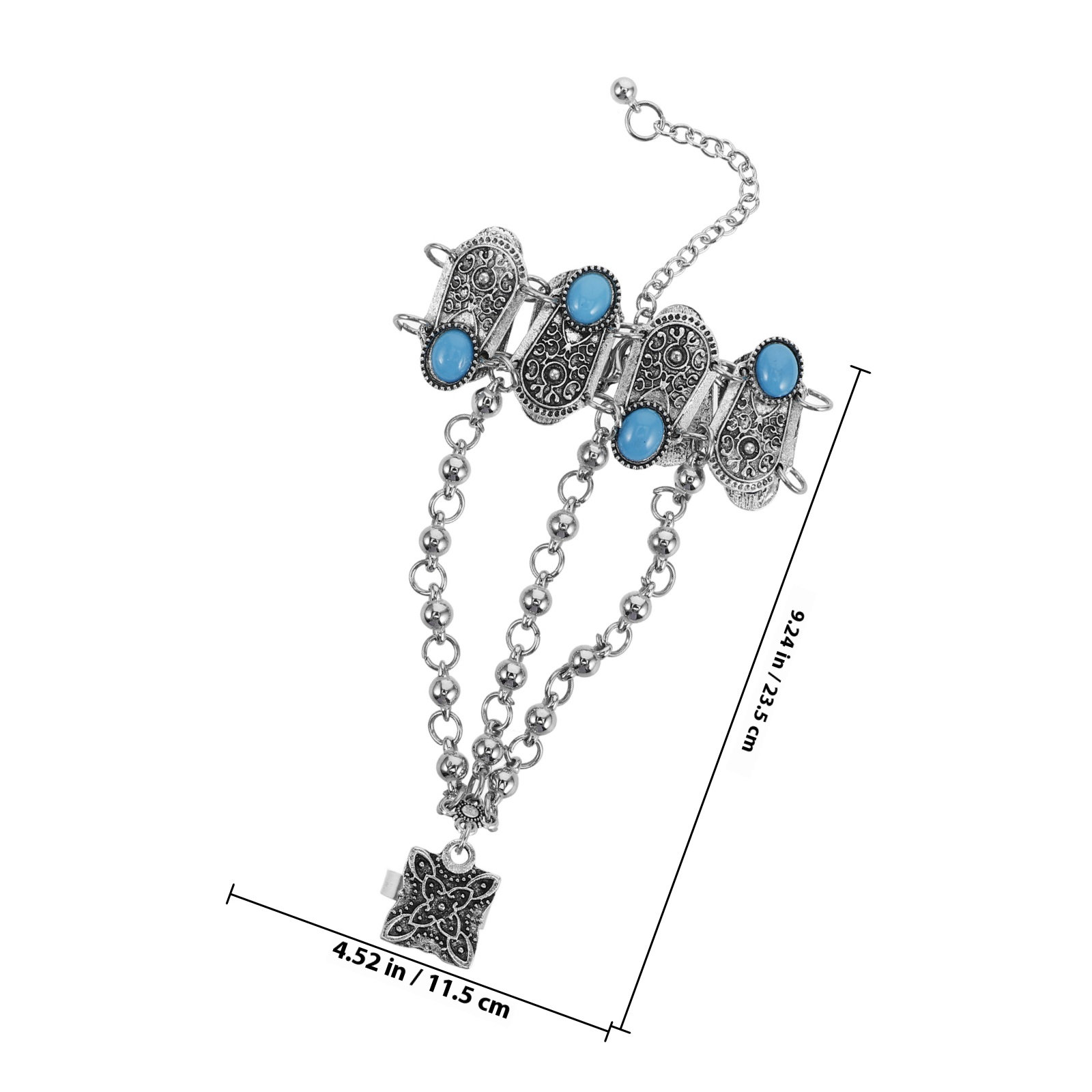 Boho Hand Chain Bracelet Vinta - Body Jewelry Rings review and price