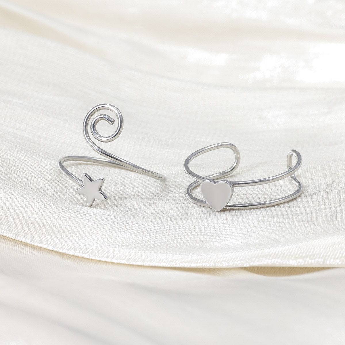 Adjustable Heart Star Toe Ring - Body Jewelry Rings review and price