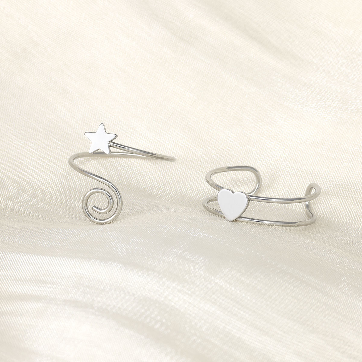 Adjustable Heart Star Toe Ring - Body Jewelry Rings review and price
