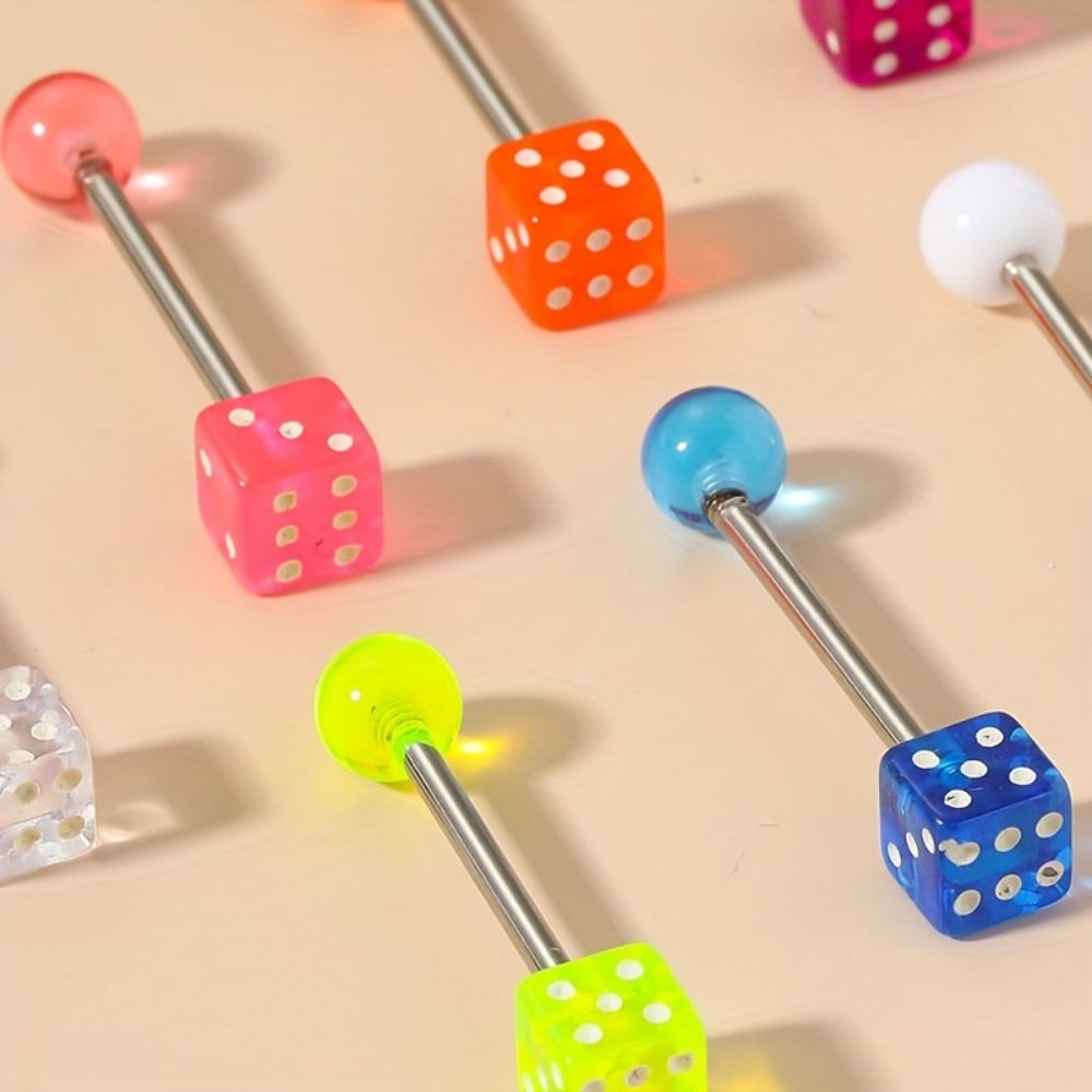 10pcs Tongue Nails Set Multico - Body Jewelry Changing Kit review and price