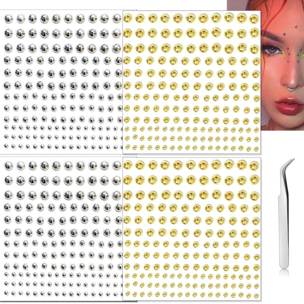 661Pcs Set Face Fake Piercings - Body Jewelry Rings review and price
