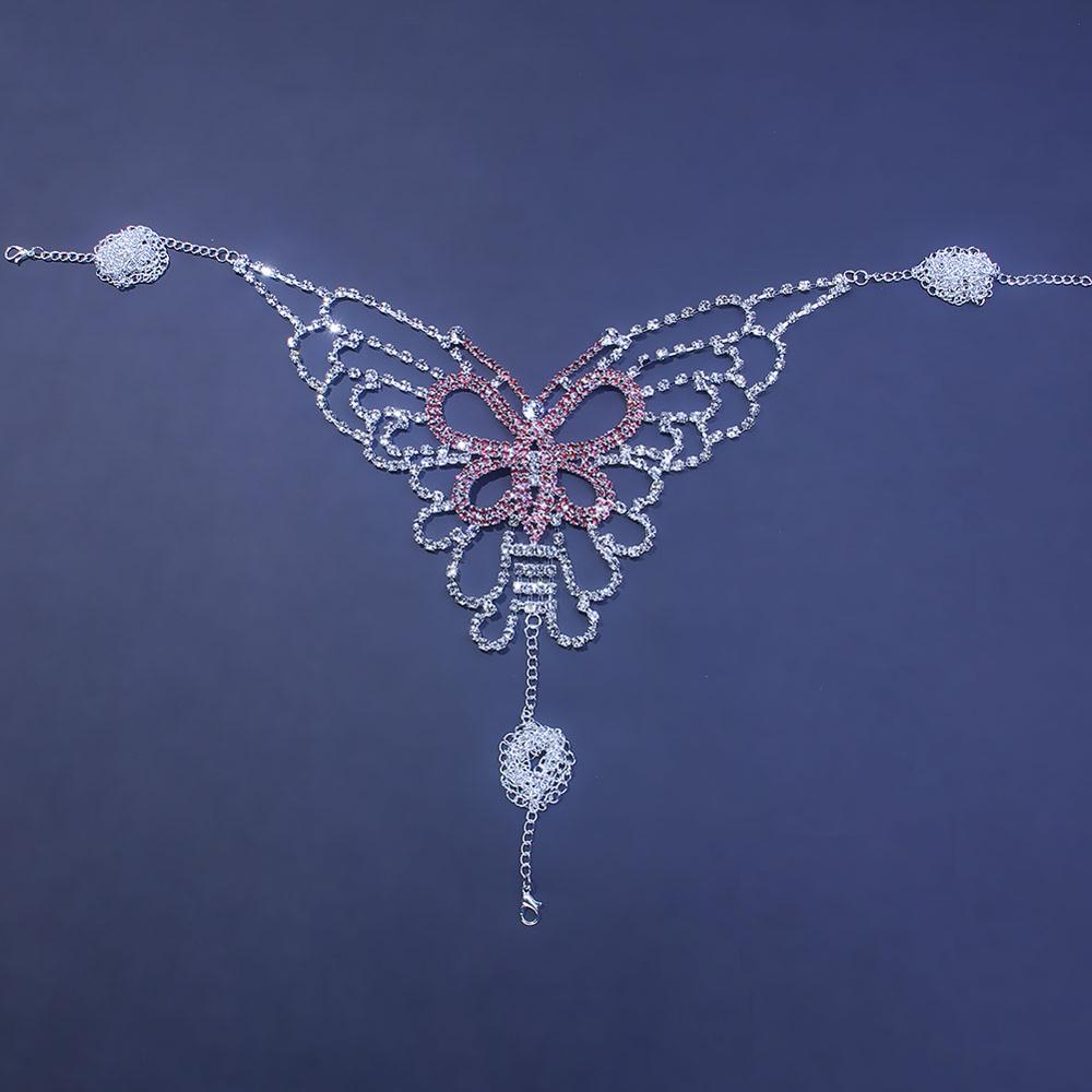 Sexy Butterfly Rhinestone Chai - Body Jewelry Changing Kit review and price