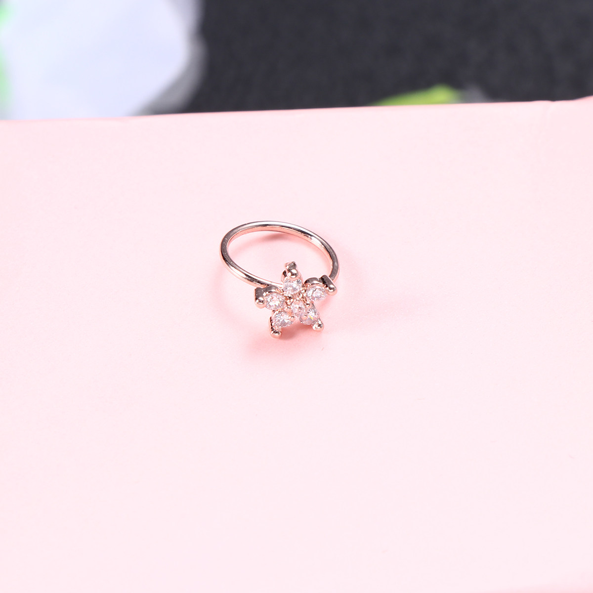 Rose Gold Copper Horn Nose Rin - Body Jewelry Ideas review and price