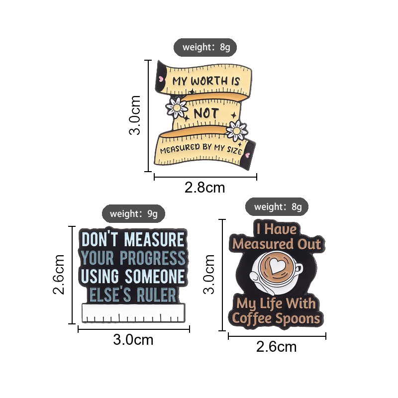 Body Positive Enamel Pins My W - Body Jewelry Measurements review and price